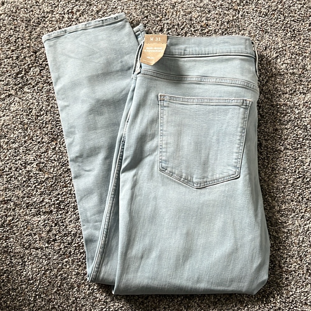 Madewell Mid-Rise Stovepipe Jeans Ternhill Wash